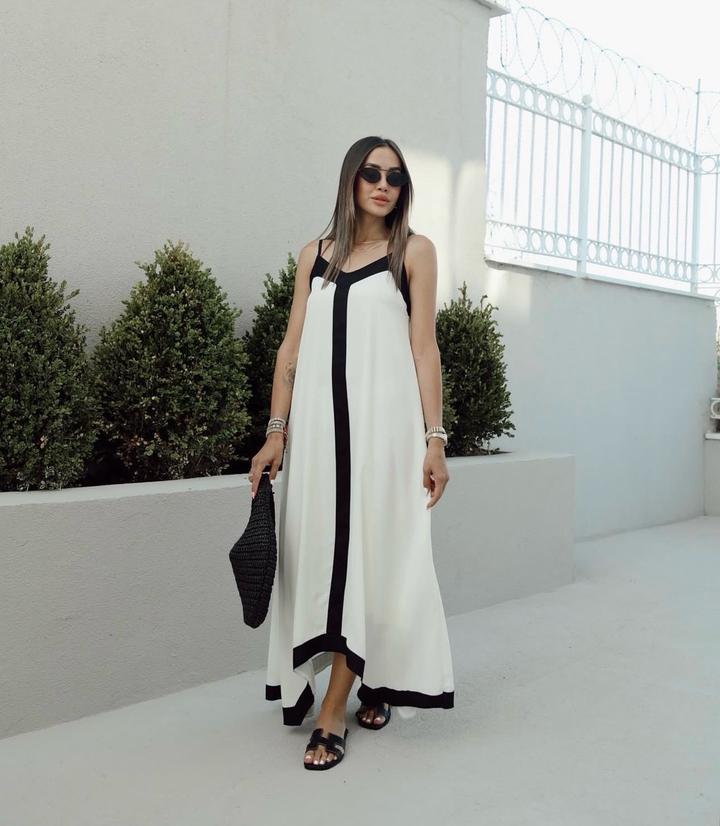 Платье из натурального хлопка в стиле Massimo Dutti