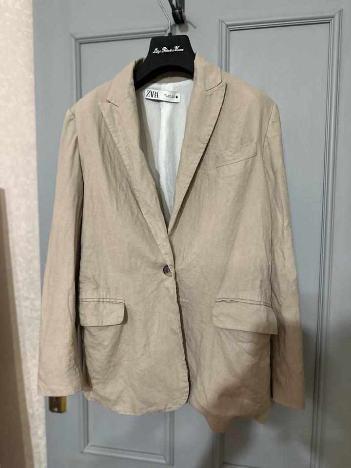 Стильный жакет Zara из льна