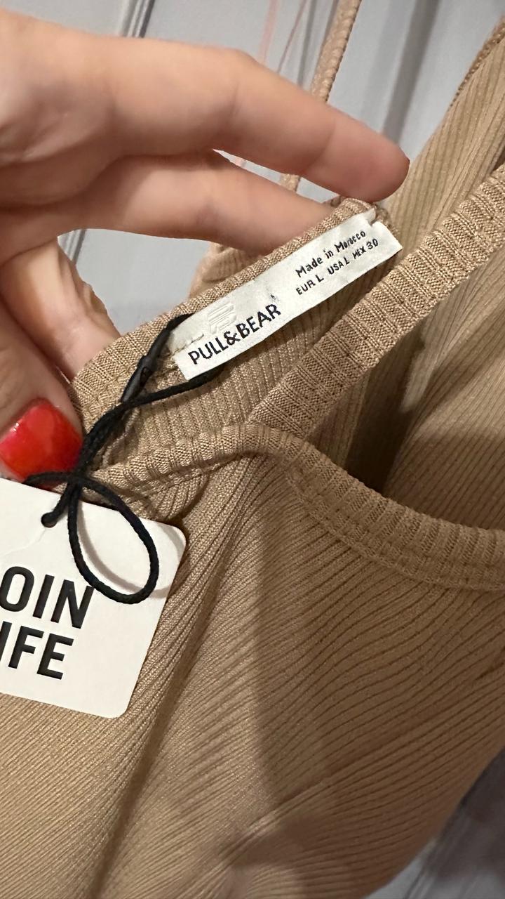Топ Pull&Bear с открытой спиной