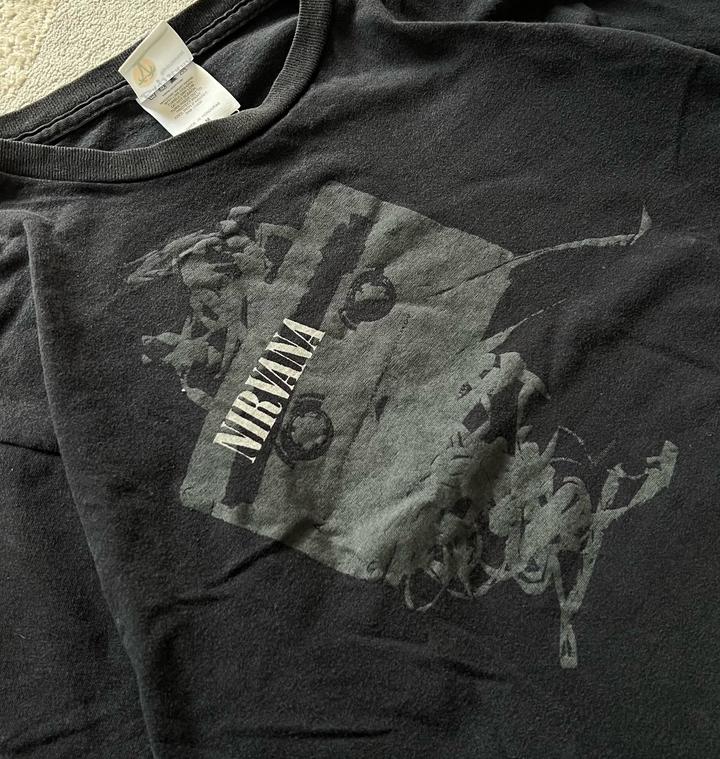 Nirvana vintage merch tee