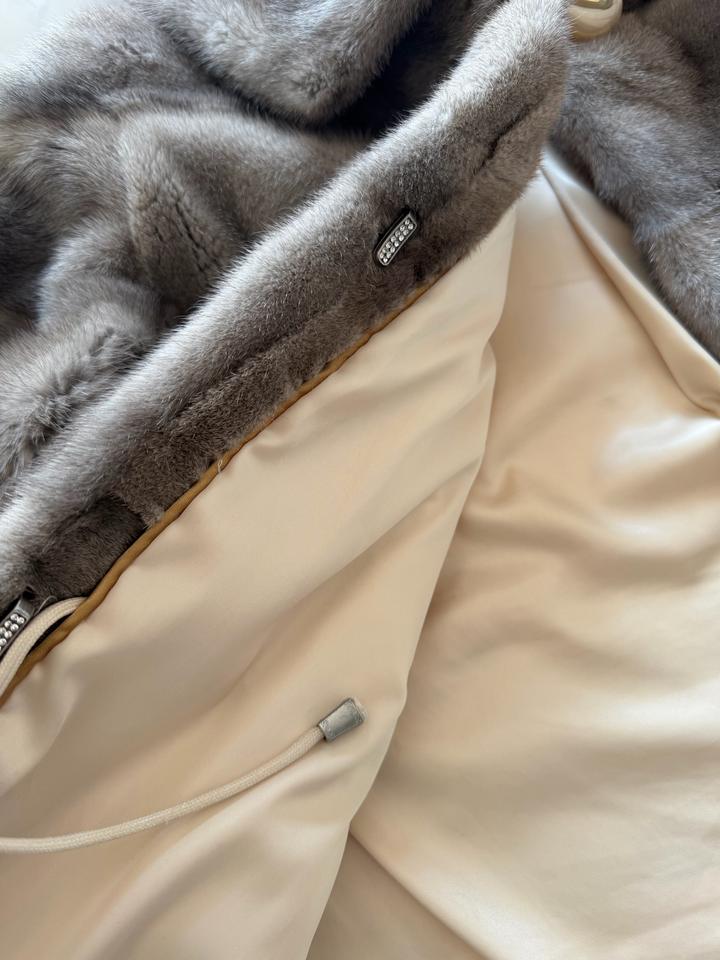 Шуба натуральная норка трансформер