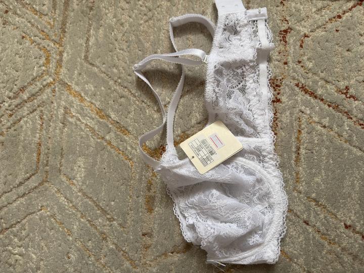 Кружевной белый лиф