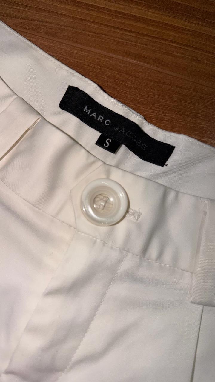 белые короткие шорты Marc Jacobs