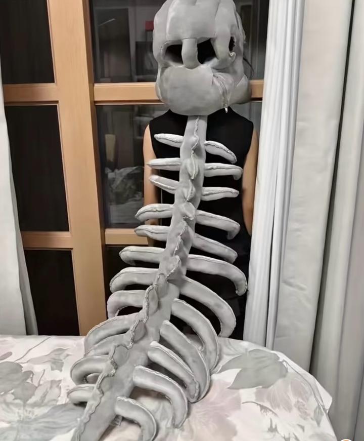 Мягкая игрушка скелет динозавра