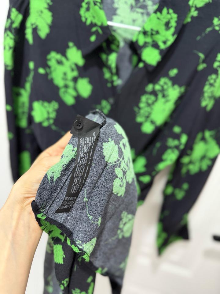 Черное платье-рубашка от Zara