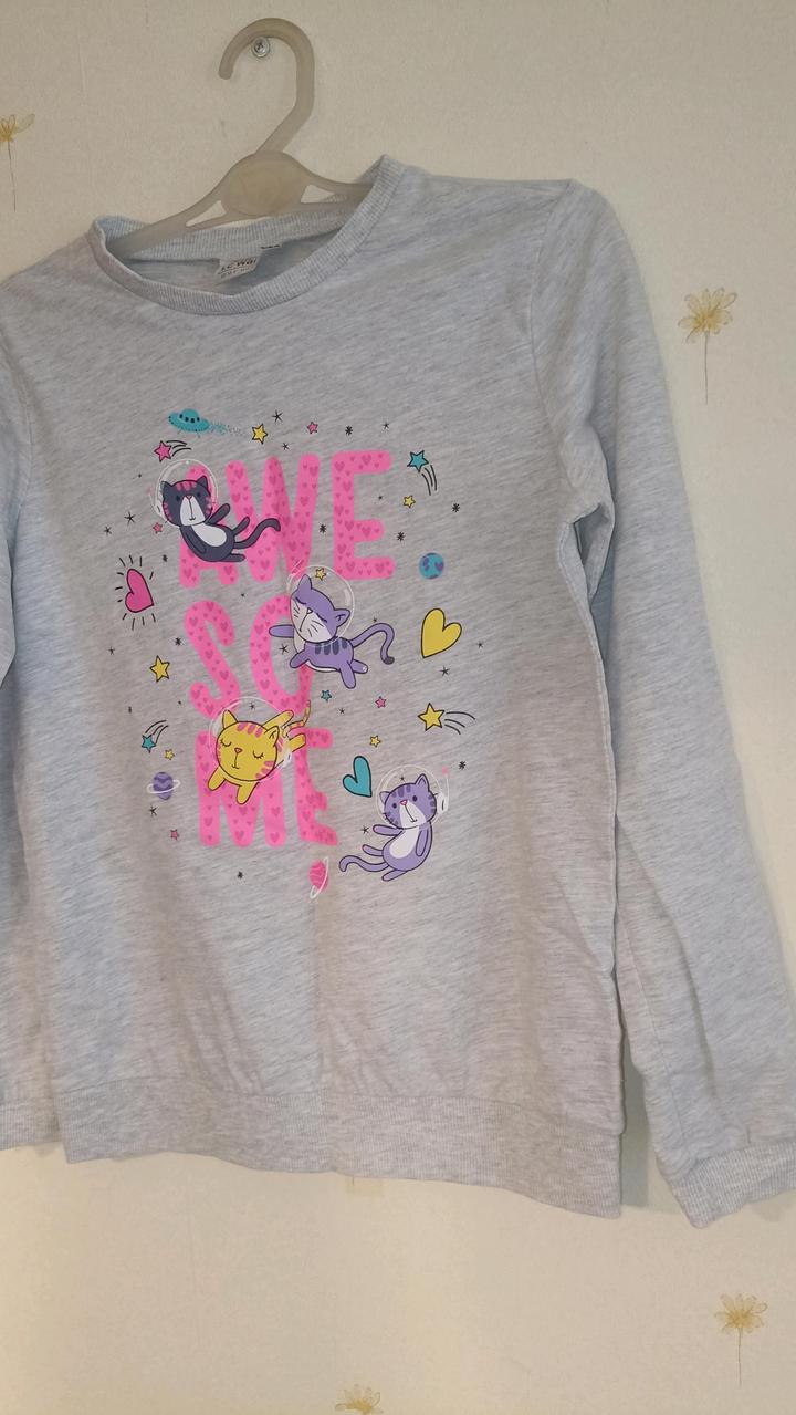 Серый лонгслив