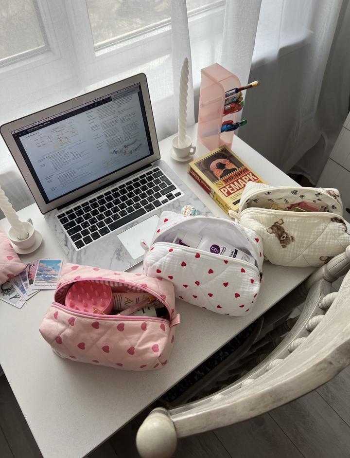 муслиновая косметичка