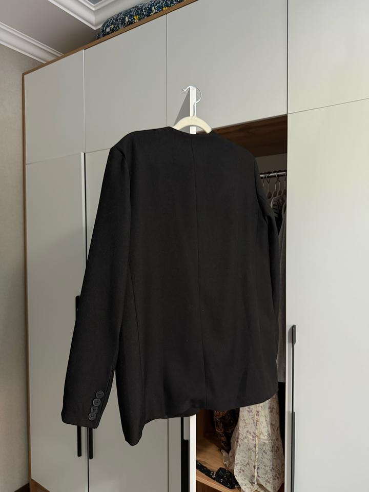 Пиджак черный oversize