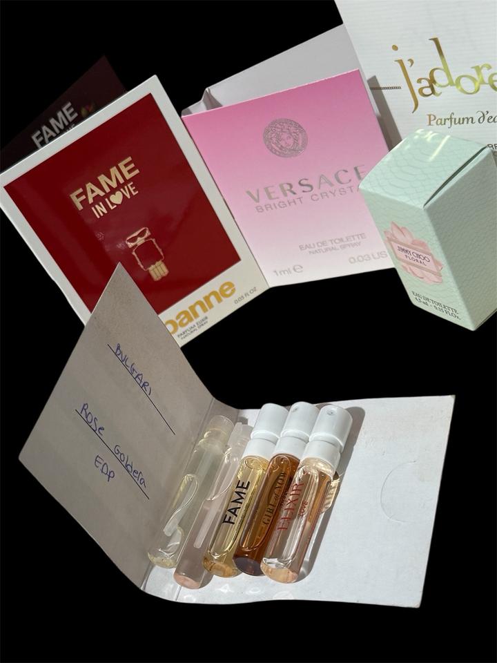 Набор пробников духов Dior, Versace, Rabanne