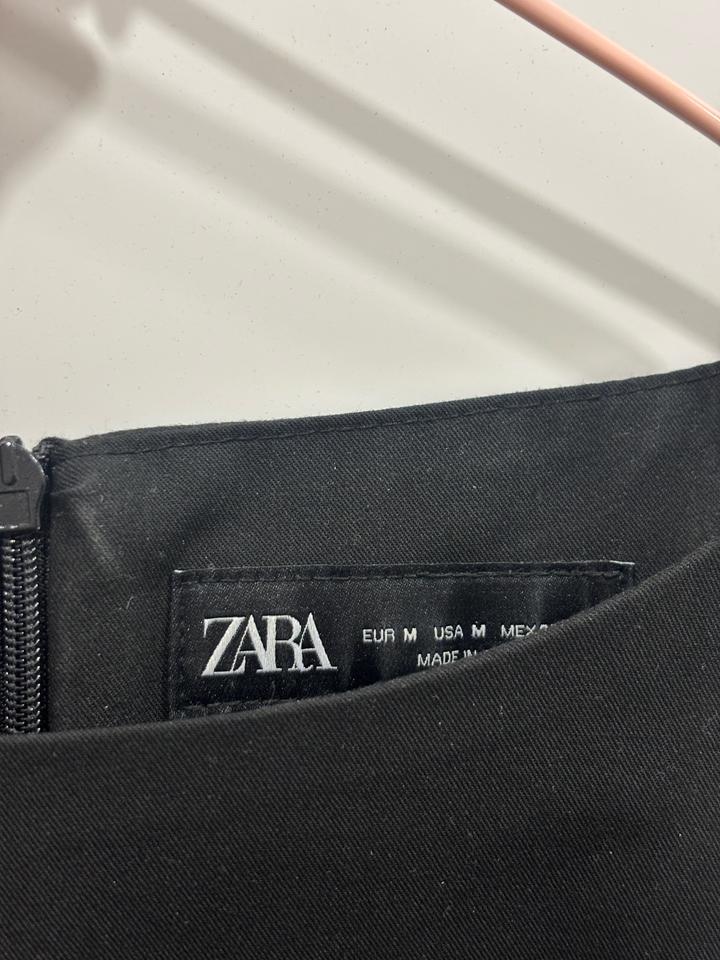 черное платье zara