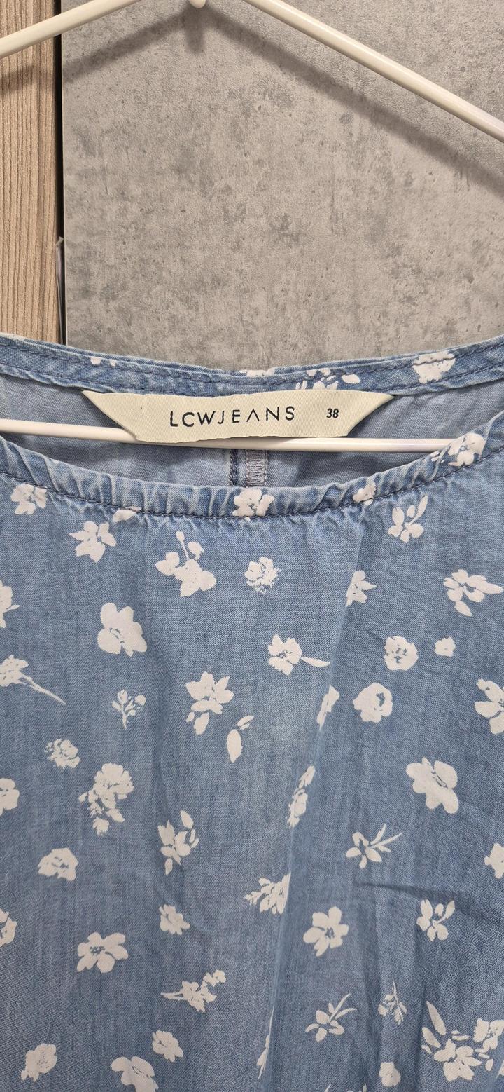 Платье-сарафан LCW Jeans, коллекция 2019, хлопок джинсовый 38 (S-M)