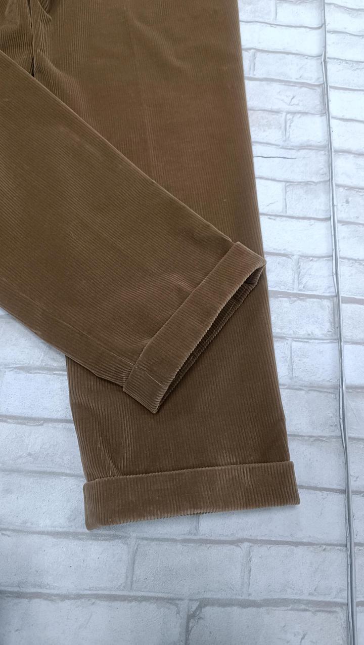 Мужские вельветовые коричневые брюки