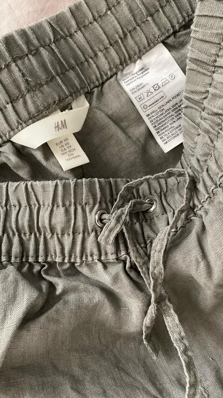 Льняные брюки H&M