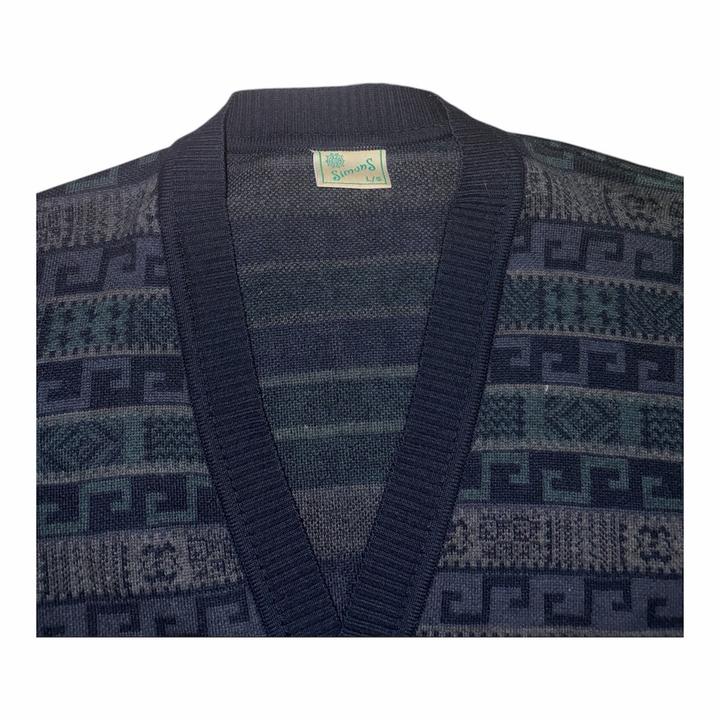 Винтажный шерстяной кардиган Simons