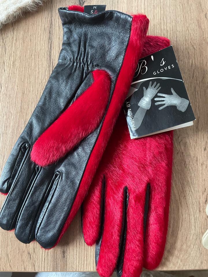 Перчатки кожа