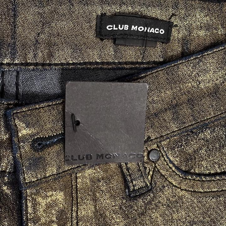 Club Monaco архивные вощеные винтажные джинсы