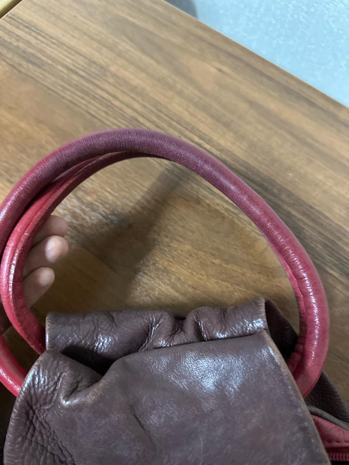 Винтажная кожаная сумка