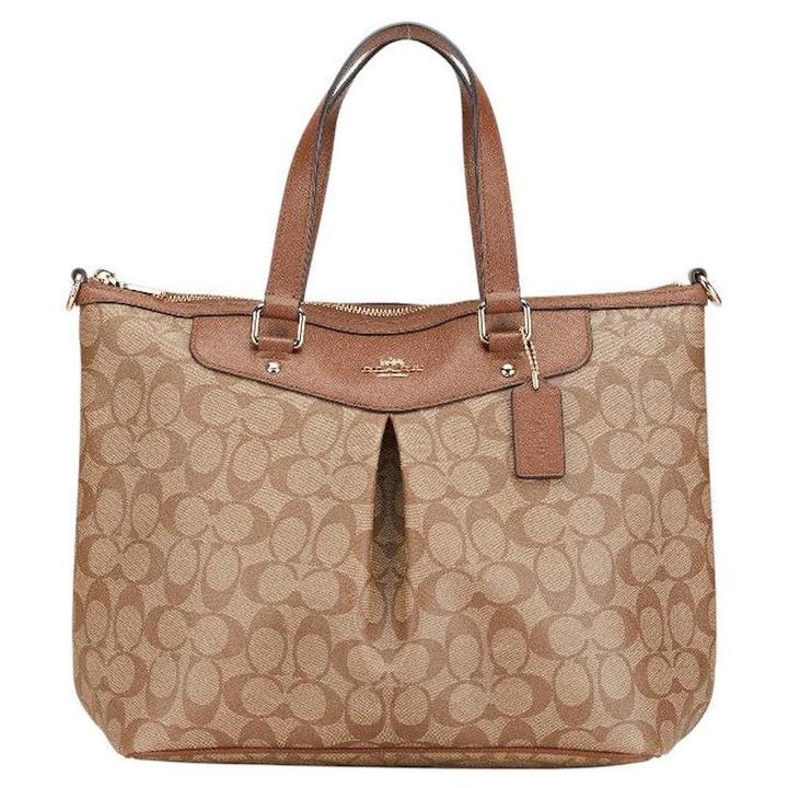Coach Signature City Zip Tote Bag