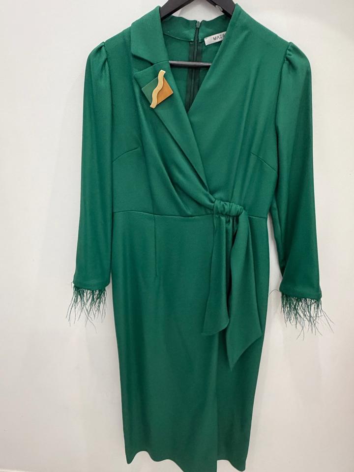 Зеленое вечернее платье, размер 42-44