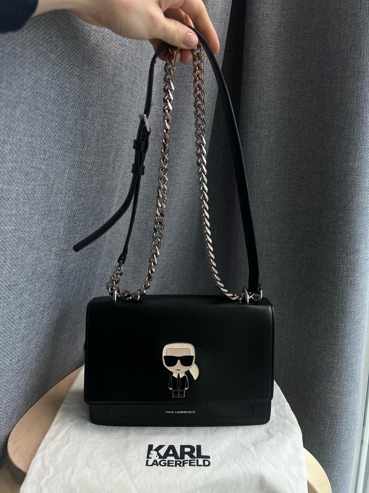 Черная сумка Karl Lagerfeld