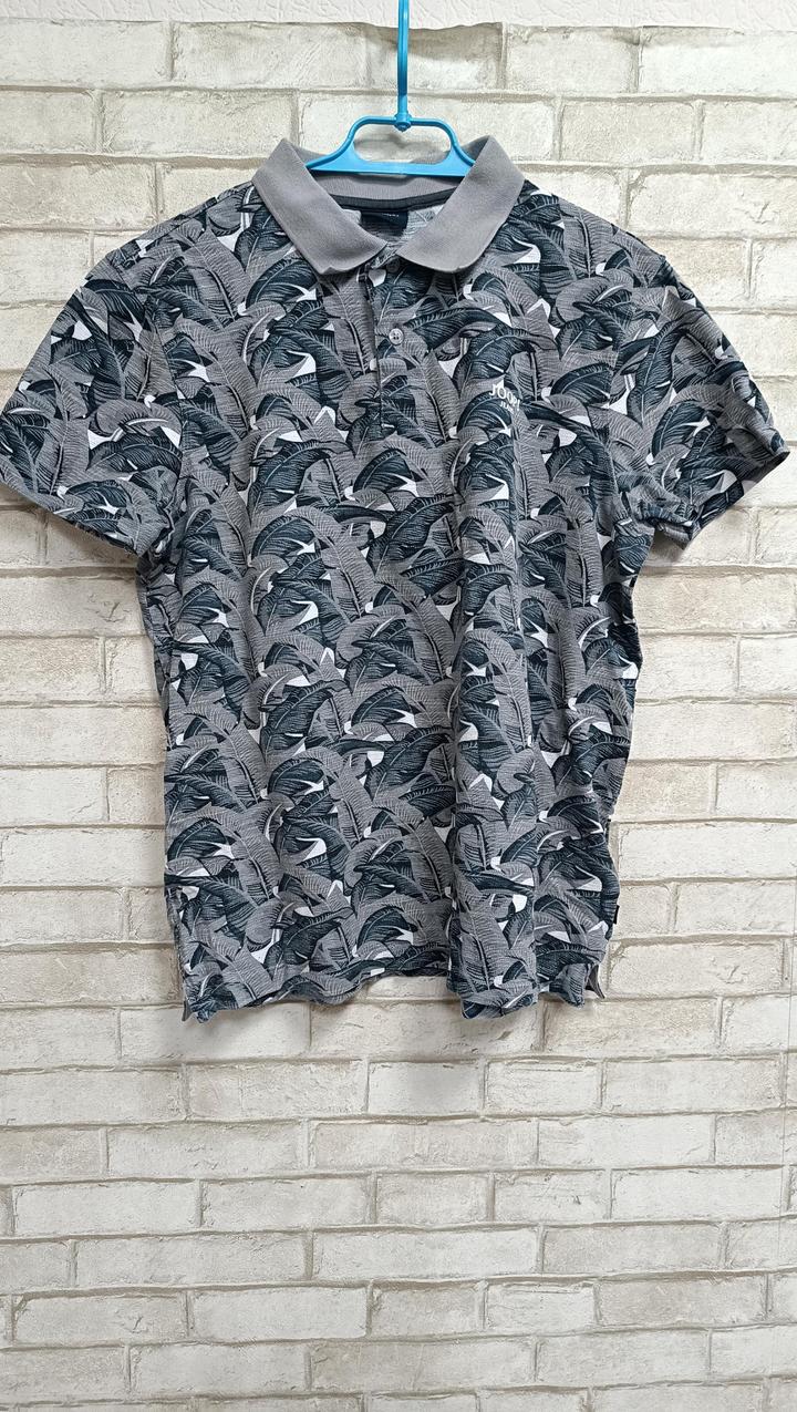 Мужская футболка поло с воротником хлопок