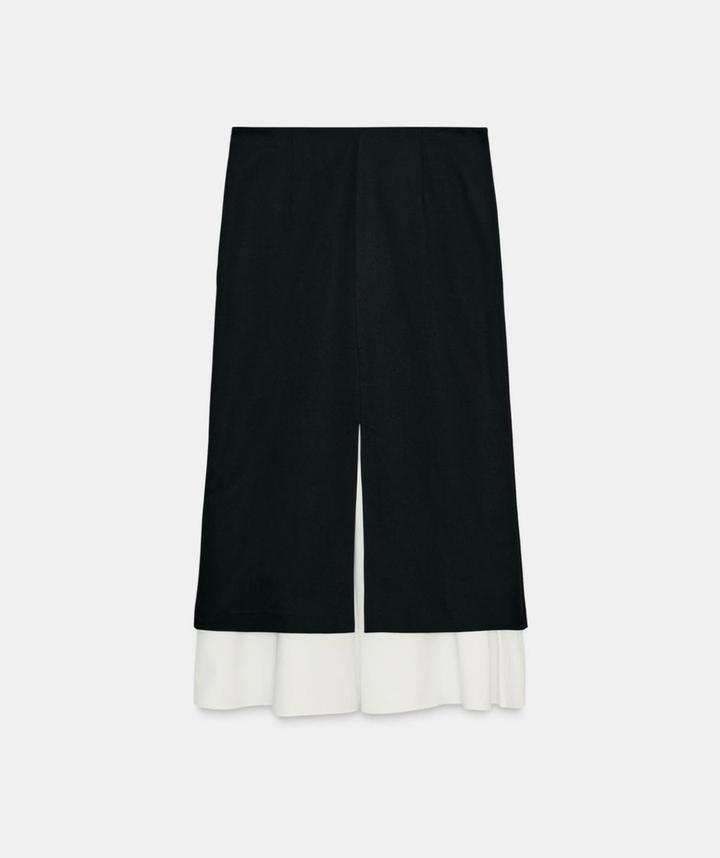 Юбка комбинированная Zara