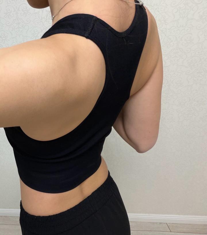 H&M черный топ