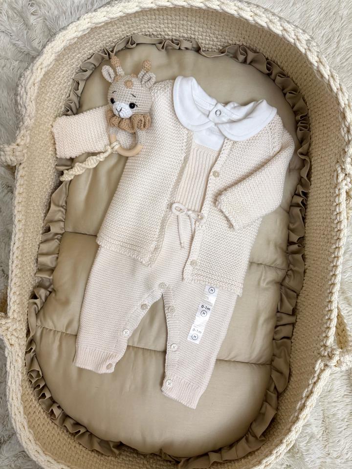 Вязаный комплект от Nipperland, размер 50-56