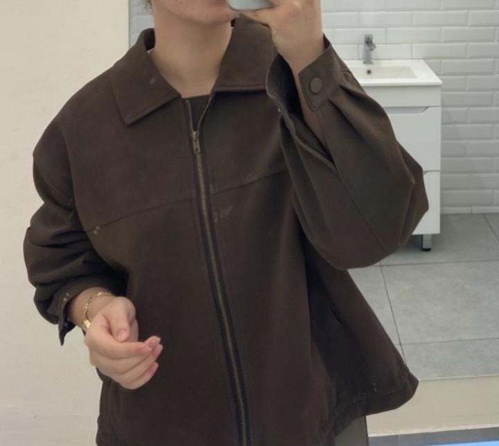 Ветровка коричневая