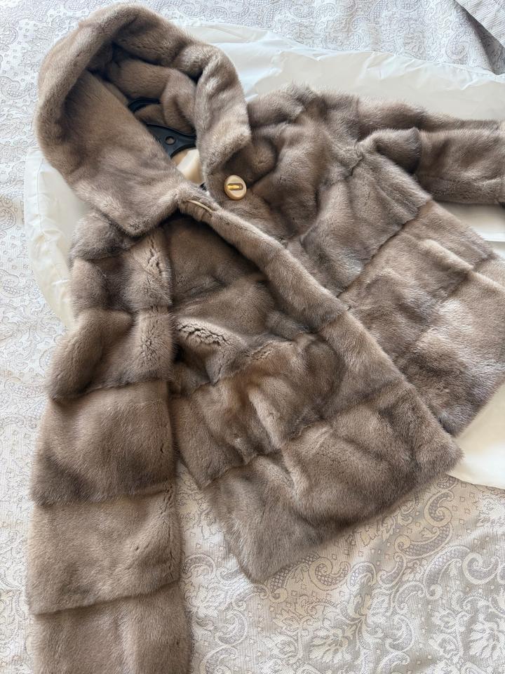 Шуба натуральная норка трансформер