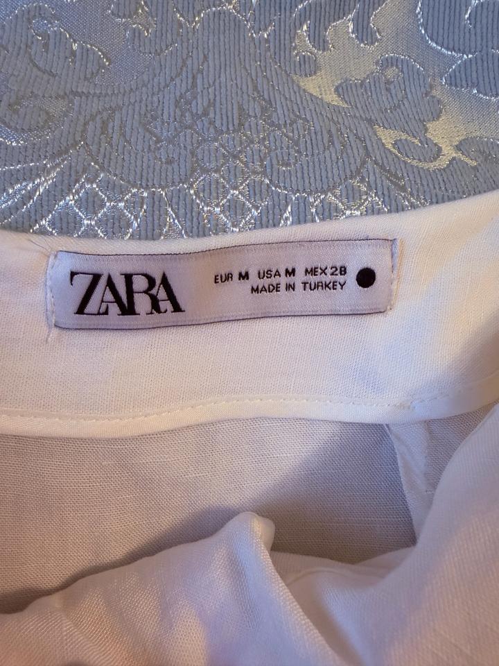 юбка Zara белого цвета