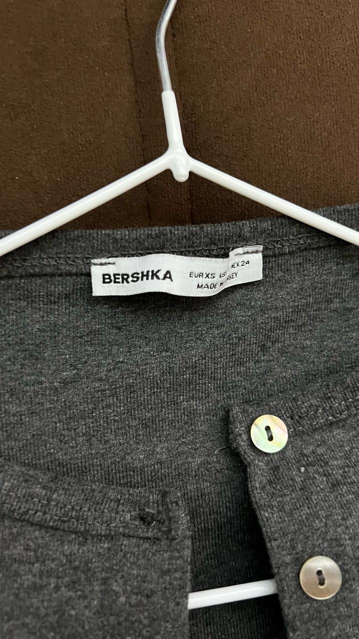Серый кардиган Bershka