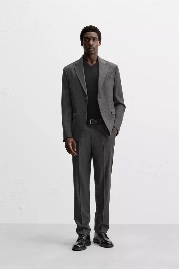 Новый шерстяной пиджак Zara (XL)
