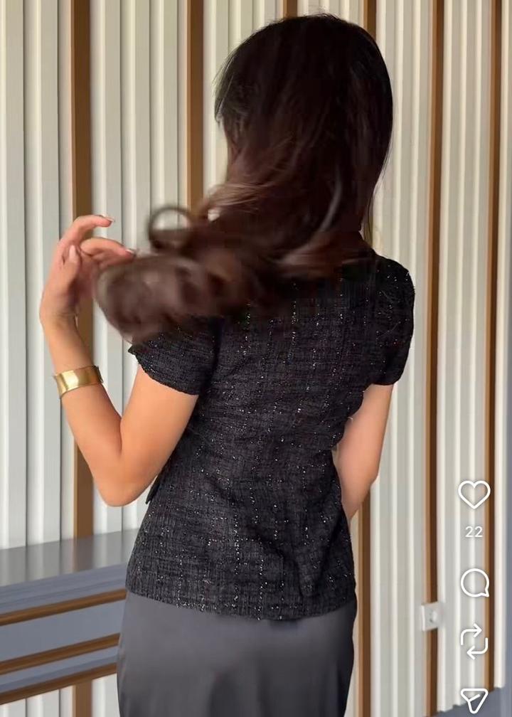 Пиджак твидовый