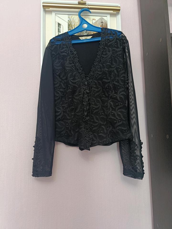 Блузка черн.SAGAIE,Made in FRANCE
