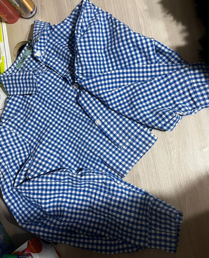 Рубашка укороченная