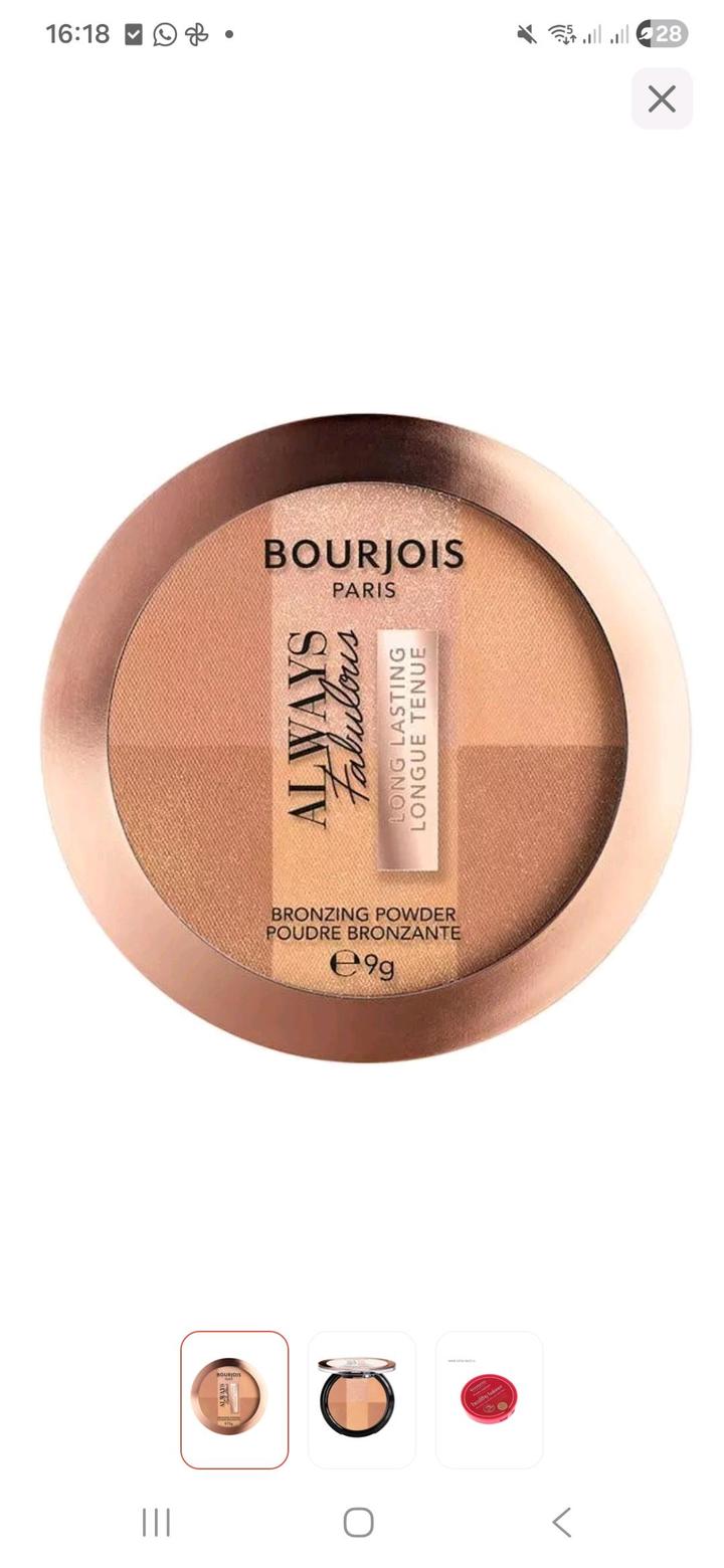 Bourjois Пудра бронзирующая Always Fabulous Bronzer 001