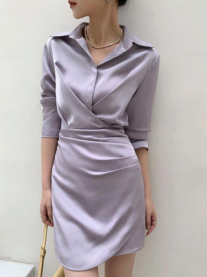 Платье рубашка mini