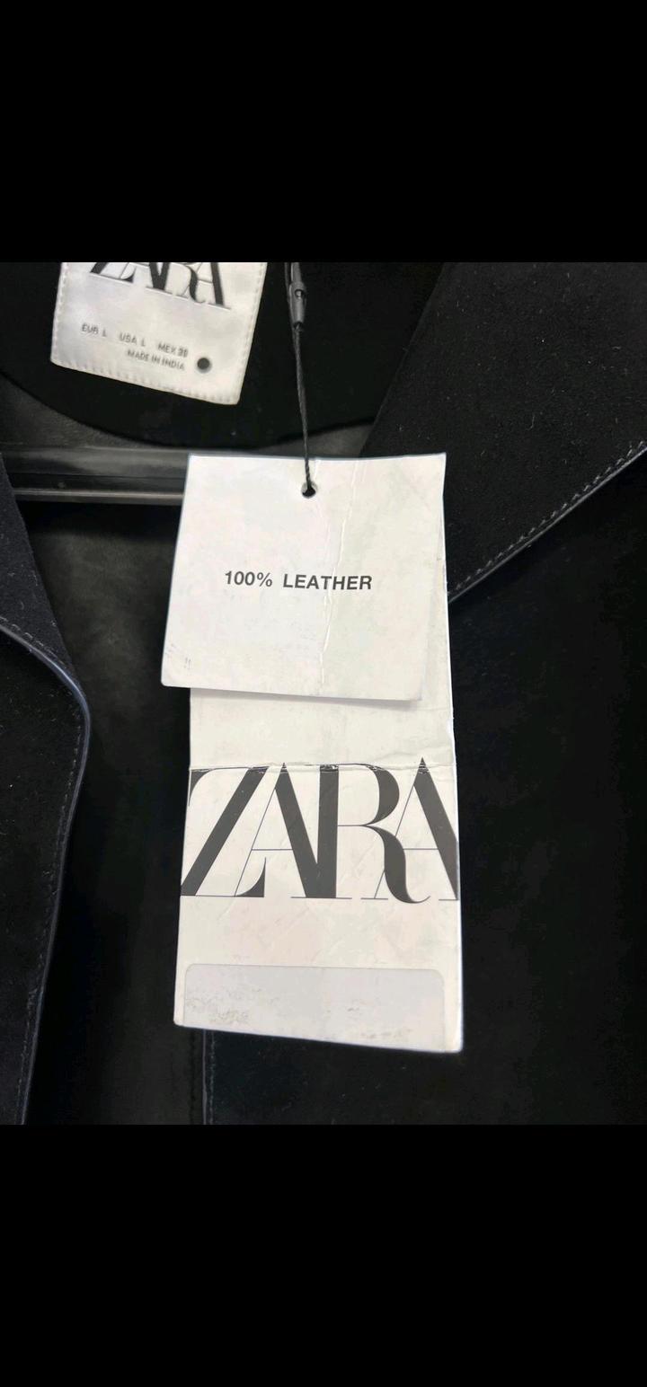 Кожаная куртка Zara