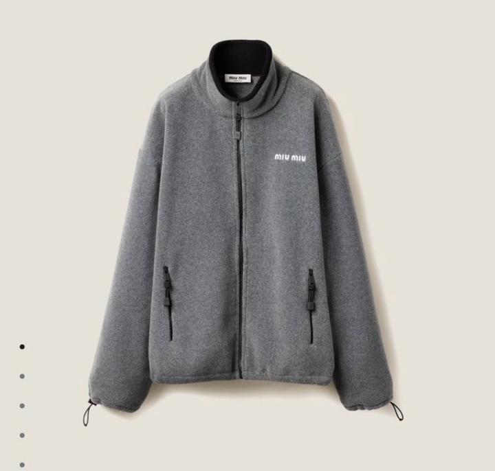 Miu Miu свитшот флисовый
