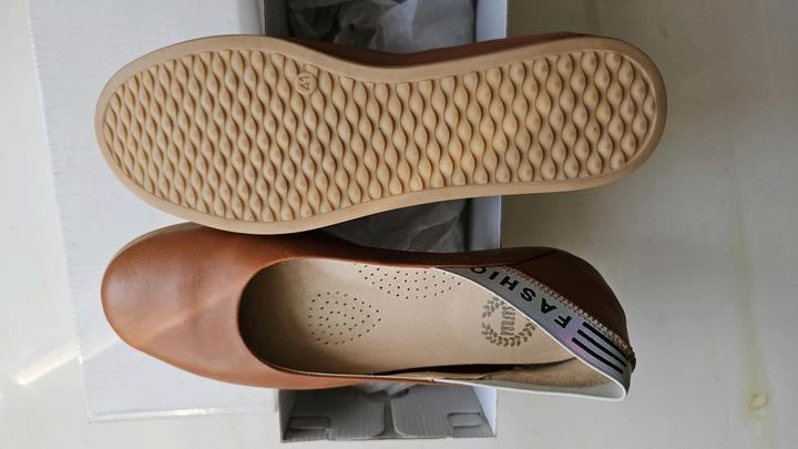 Балетки натуральная кожа p.40