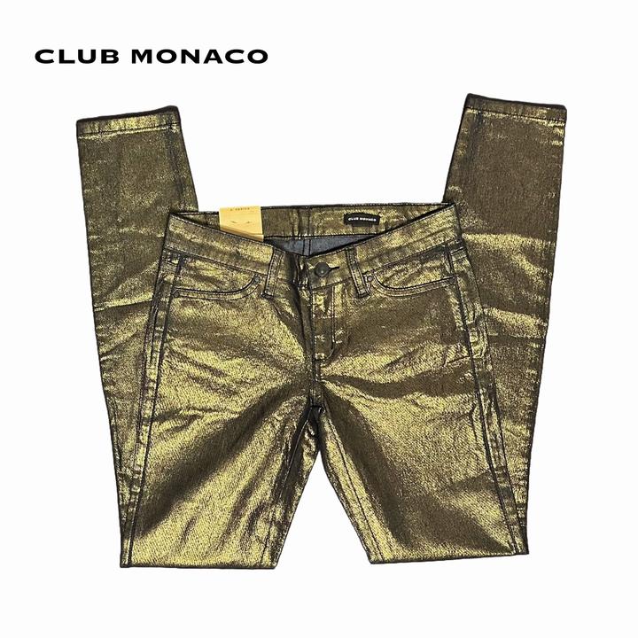 Club Monaco архивные вощеные винтажные джинсы