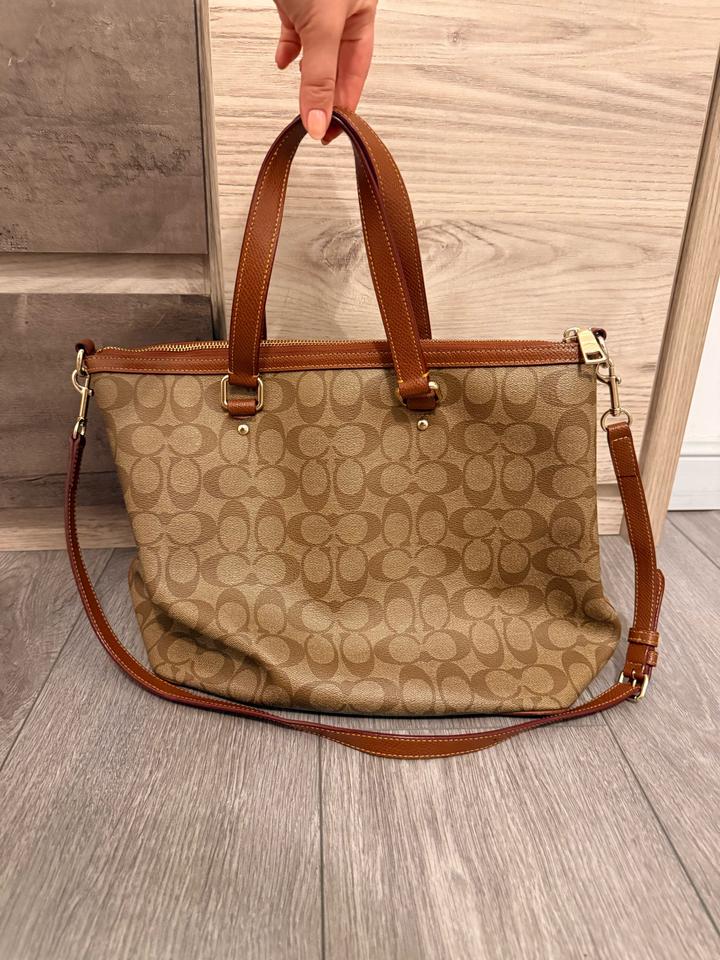 Coach Signature City Zip Tote Bag