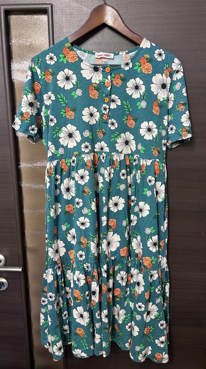 Трикотажное платье для дома