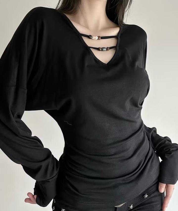 Лонгслив приталенный