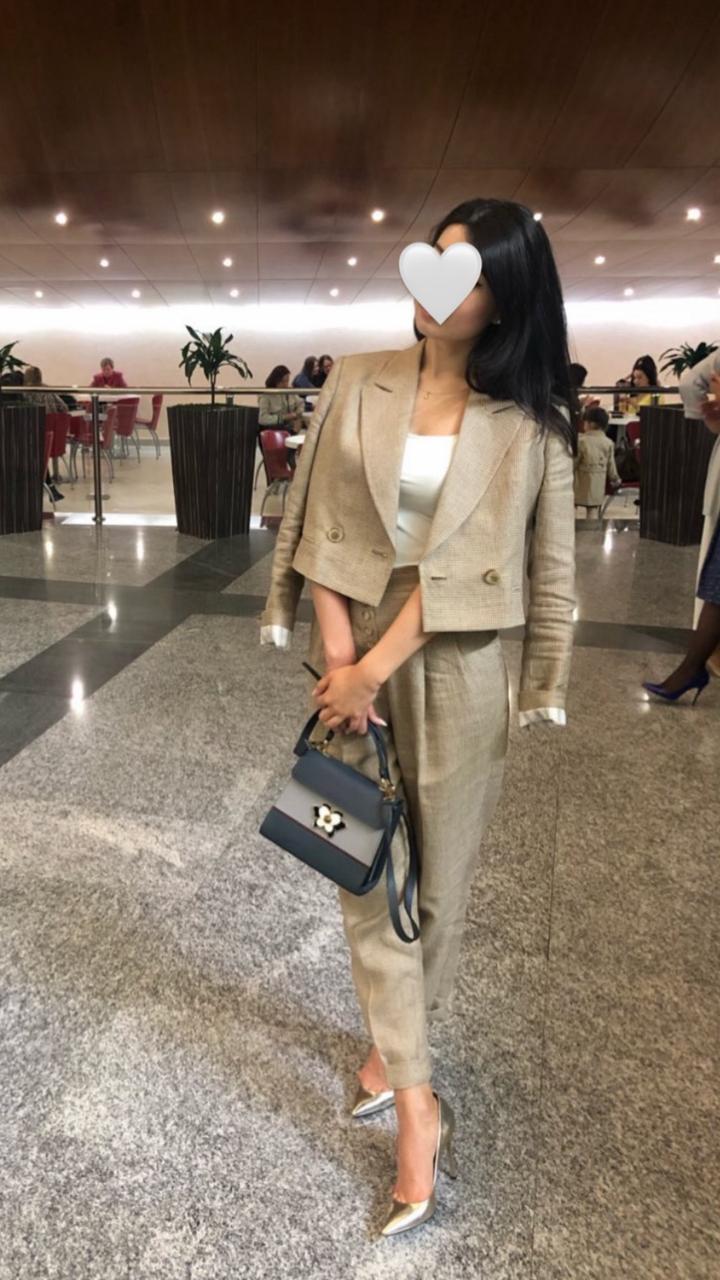 Льняной костюм от DD (Dana Dyusembayeva)