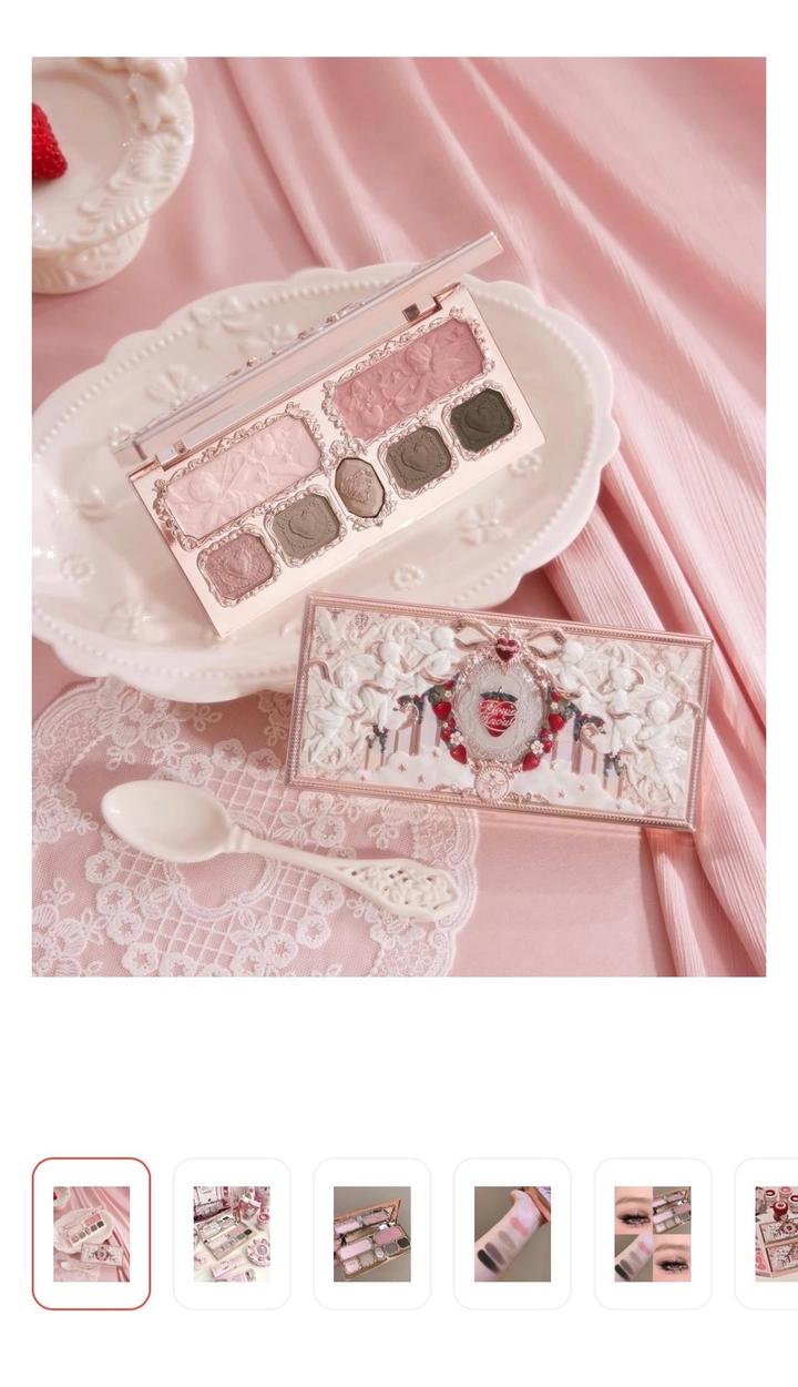 Flower knows 02 Cupid палетка клубничный купидон