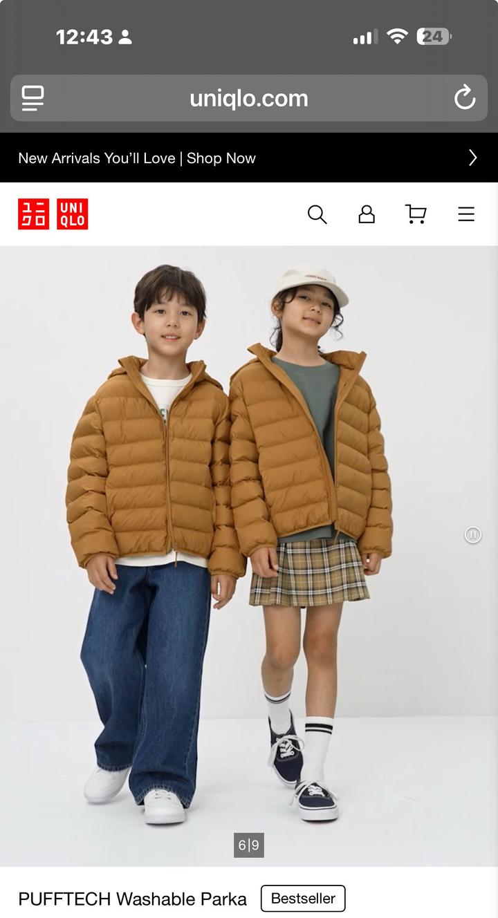 Uniqlo 130см UNISEX