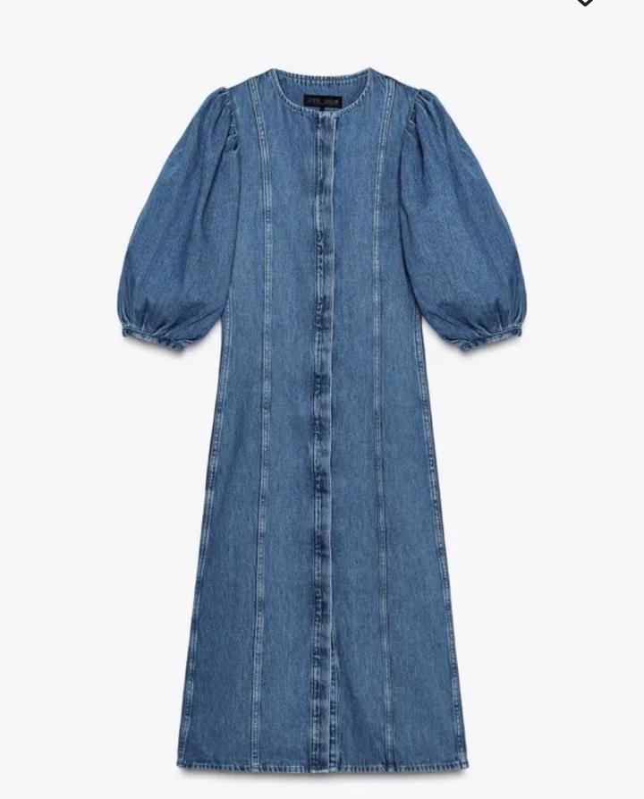 Джинсовое платье