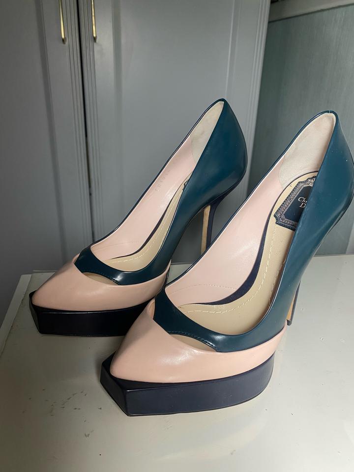 Каблуки кожаные Christian Dior
